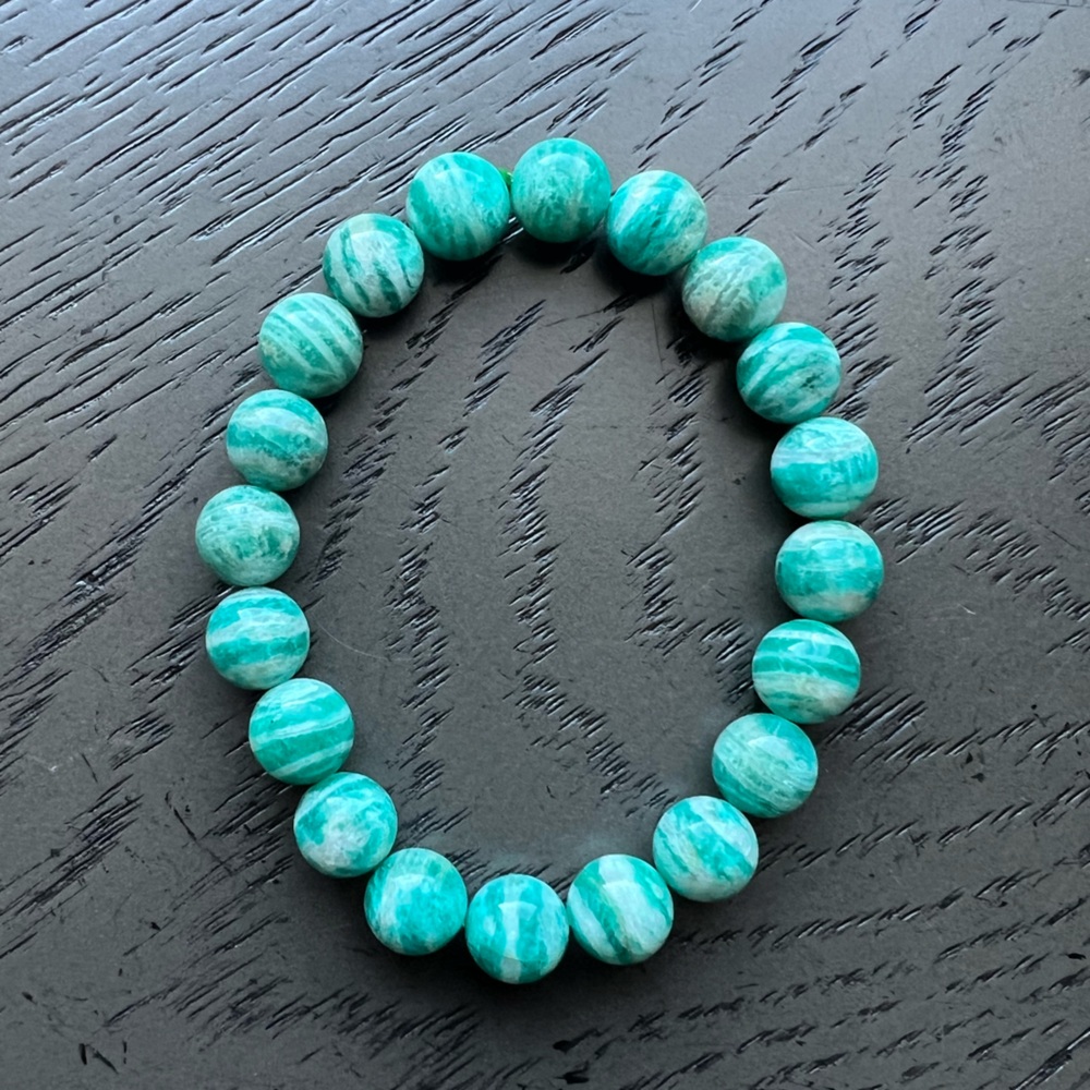 Russian amazonite bracelet 9mm